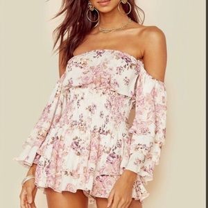 XS Blue Life Party Romper